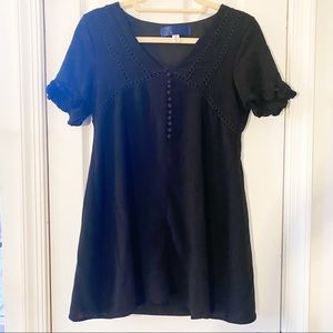 Blue Rain Black Tunic Dress XS